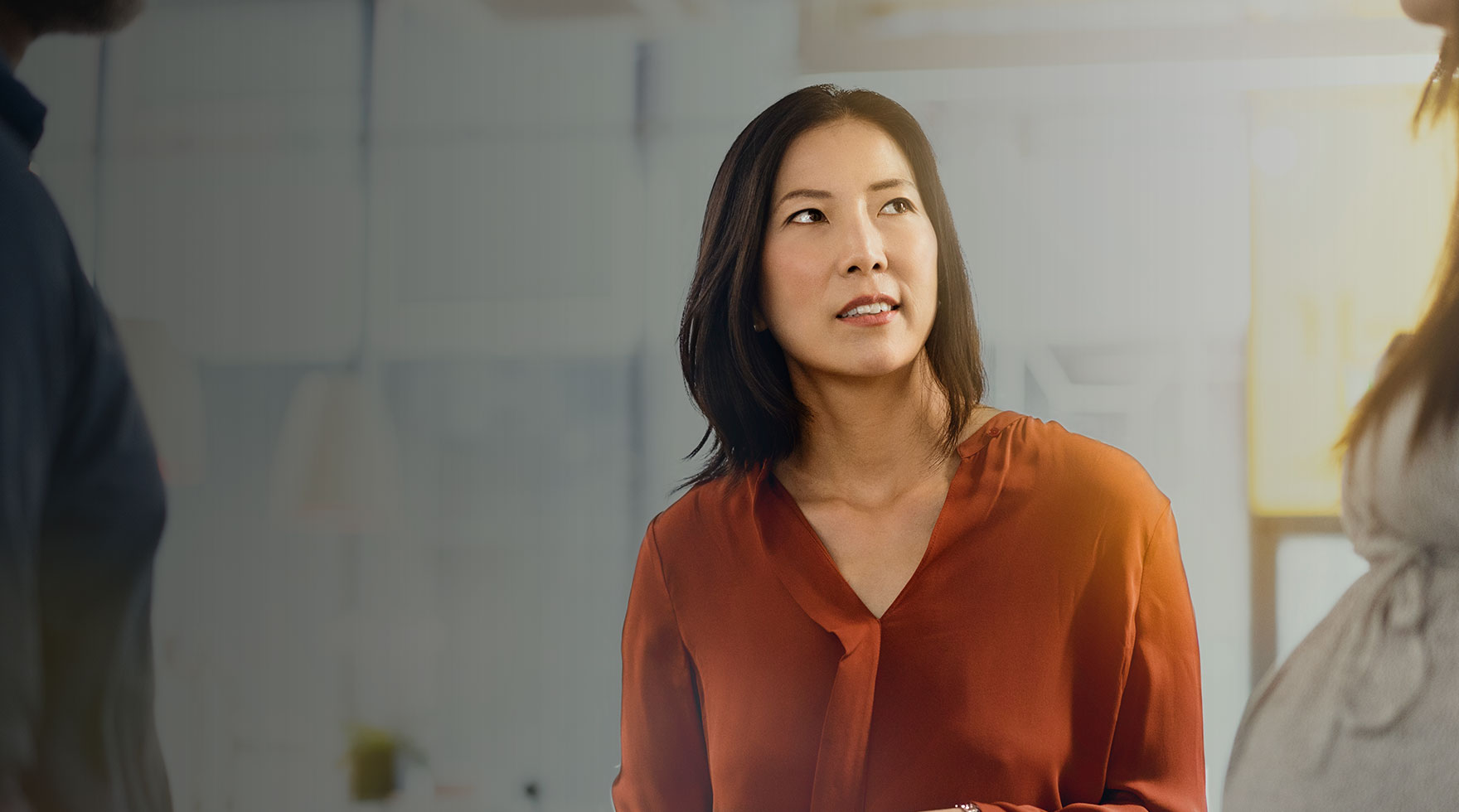 Image of woman in a business meeting